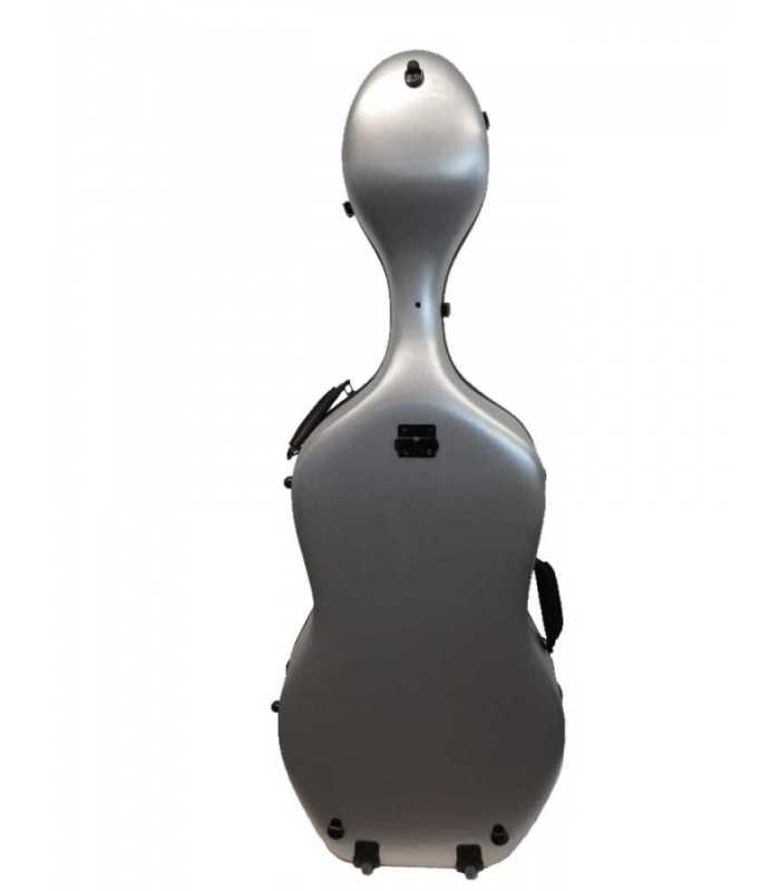 Etui violoncelle 4/4 PC COMPOSITE gris alu effet brossé