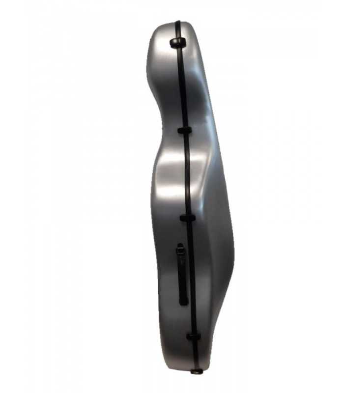 Etui violoncelle 4/4 PC COMPOSITE gris alu effet brossé