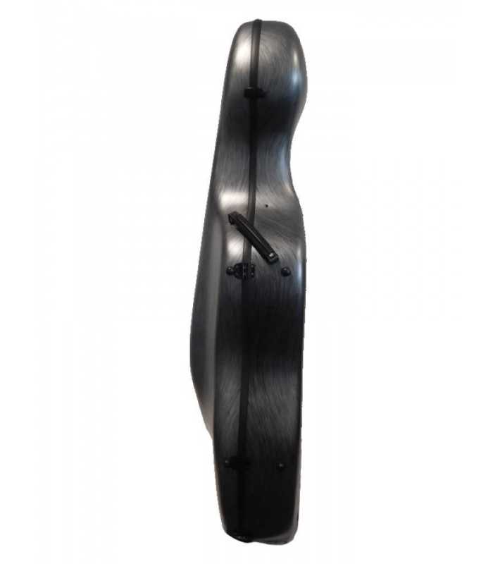 Etui violoncelle 4/4 PC COMPOSITE noir effet alu brossé