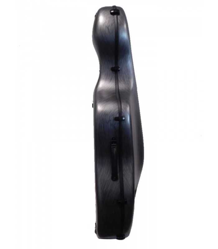 Etui violoncelle 4/4 PC COMPOSITE noir effet alu brossé