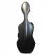 Etui violoncelle 4/4 PC COMPOSITE noir effet alu brossé