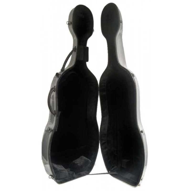 Etui violoncelle 4/4 PVC/Fiberglass noir "FLY CASE"