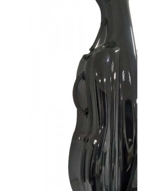 Etui violoncelle 4/4 PVC/Fiberglass noir "FLY CASE"