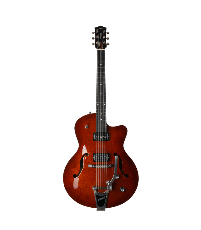 GODIN 5th Avenue Uptown T-Armond Havana Burst avec étui TRIC 