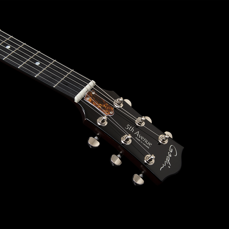 GODIN 5th Avenue Uptown T-Armond Havana Burst avec étui TRIC 