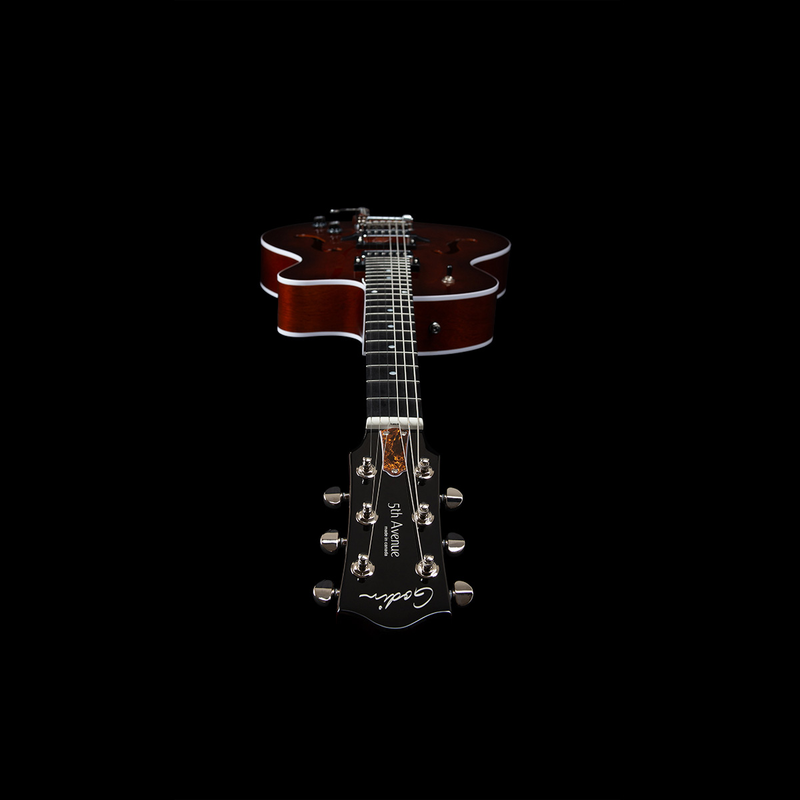 GODIN 5th Avenue Uptown T-Armond Havana Burst avec étui TRIC 