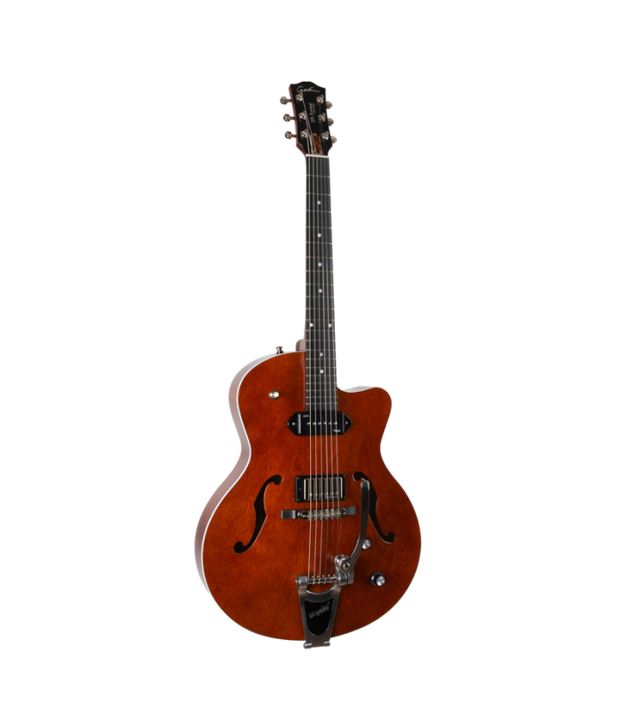 GODIN 5th Avenue Uptown Custom Havana Burst avec étui TRIC 