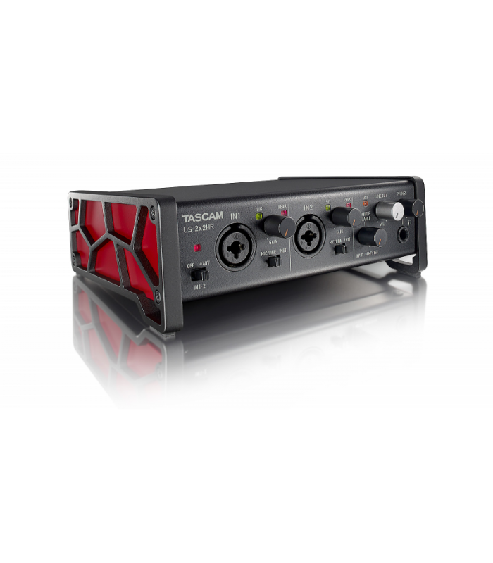 Interface audio 2 canaux d’entrée et de sortie TASCAM US-2X2HR 