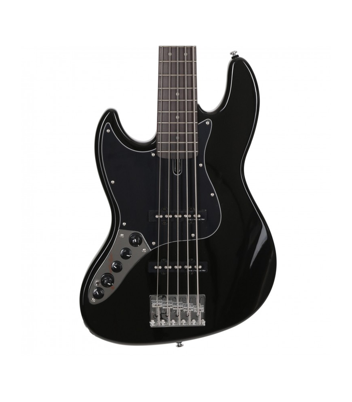 Basse électrique MARCUS MILLER V3-5 LH BK RN Gauchère Finition Black