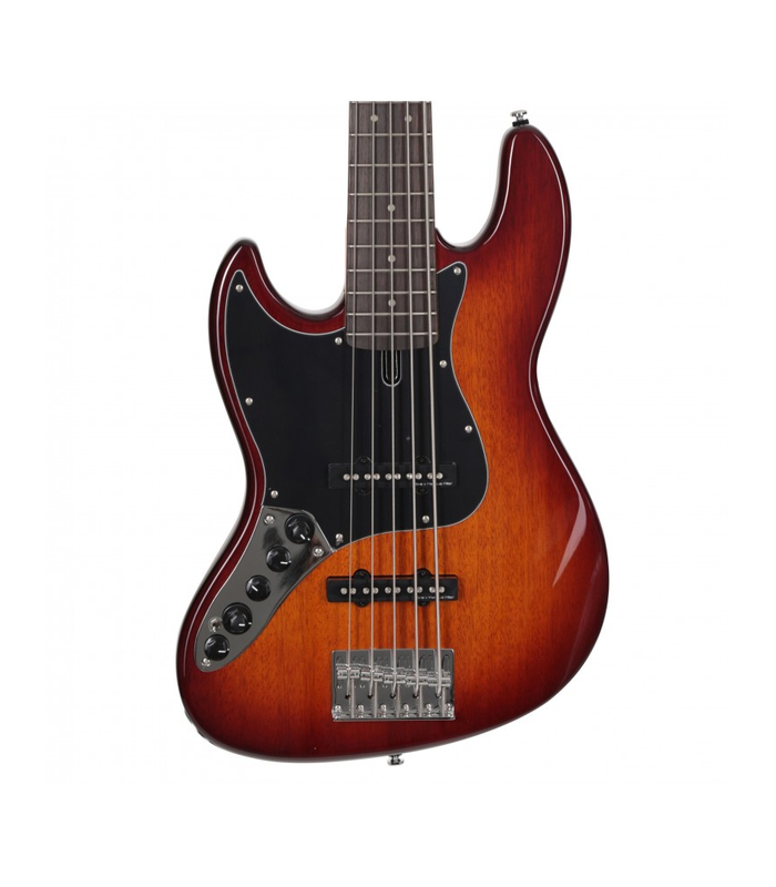 Basse électrique MARCUS MILLER V3-5 LH TS RN Gauchère Finition Tobacco Sunburst