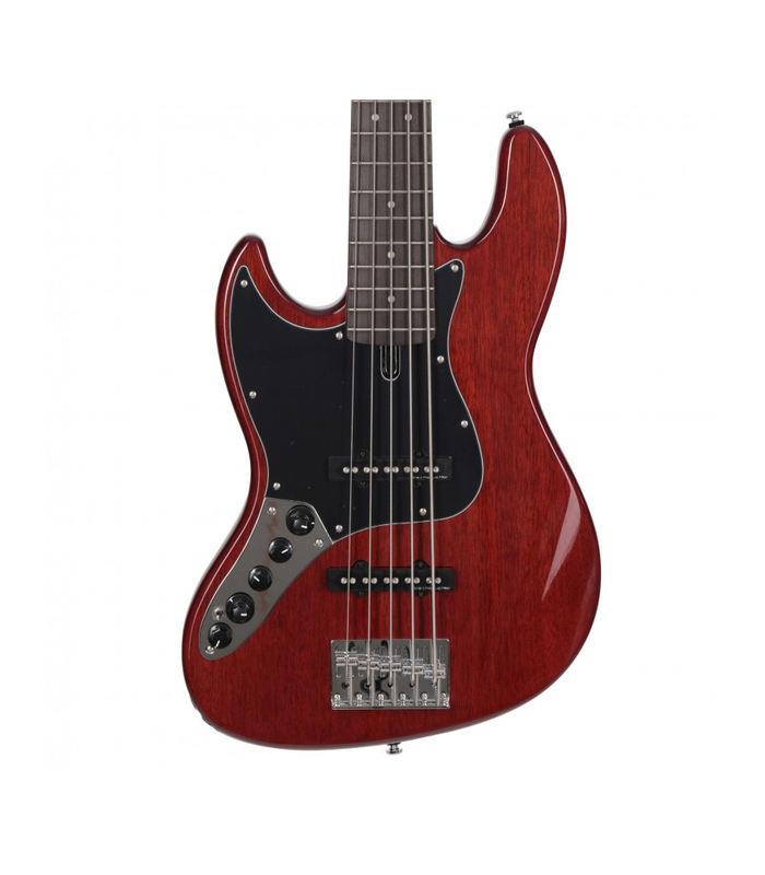 Bajo eléctrico MARCUS MILLER V3-5 LH MA RN Acabado de caoba a mano izquierda