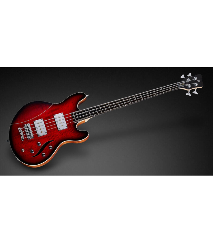 Warwick Teambuilt Artist Series SklarBass I, 4 cuerdas - Bordeaux Blackburst Transparent High Polish
 