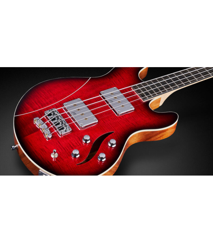 Warwick Teambuilt Artist Series SklarBass I, 4 cuerdas - Bordeaux Blackburst Transparent High Polish
 