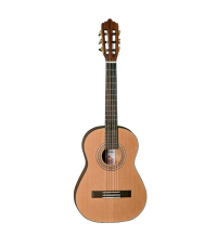 LA MANCHA Guitarra 1/2 tapa maciza de cedro - zurda (RUBI-CM12-GAUCHER)