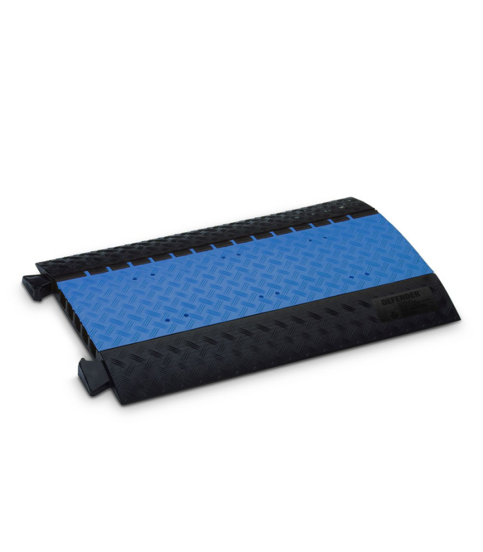 Passage de câble 5 canaux bleu pour rampe de fauteuil roulant 85305SET 