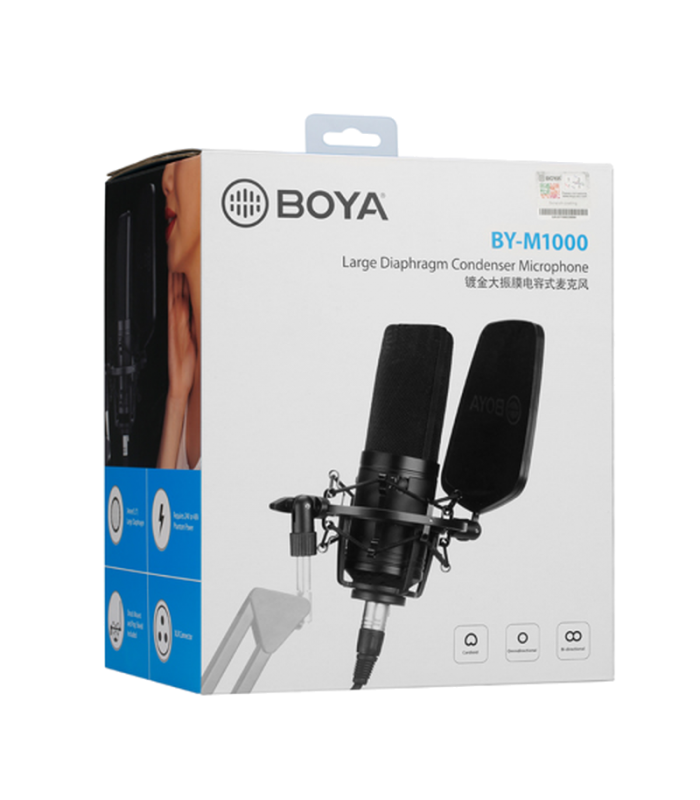 Microphone Studio Large Diaphragme Boya BY-M1000 
