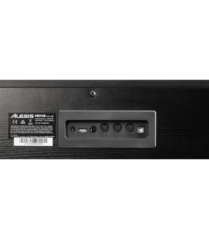Piano numérique 88 touches Alesis VIRTUE AHP-1B Noir
