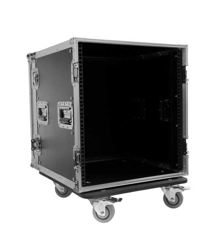 Rack Plugger Flight Case Rack 12U Roller