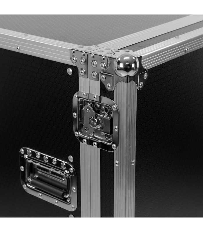 PLUGGER FLIGHT CASE RACK 12U ROLLER