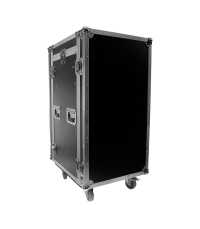 Rack Plugger Flight Case Mixer/Rack 16U Roller