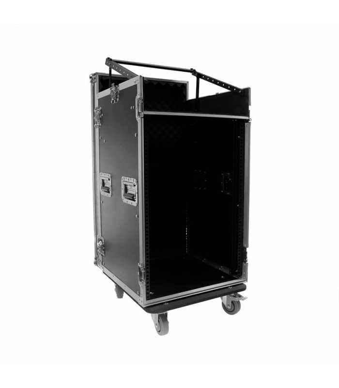 Rack Plugger Flight Case Mixer/Rack 16U Roller