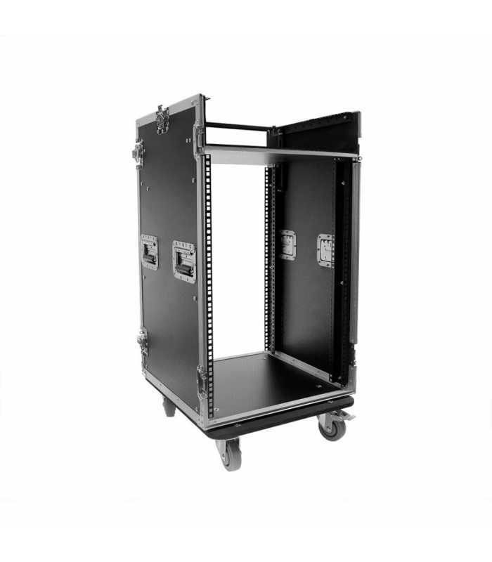 Rack Plugger Flight Case Mixer/Rack 16U Roller