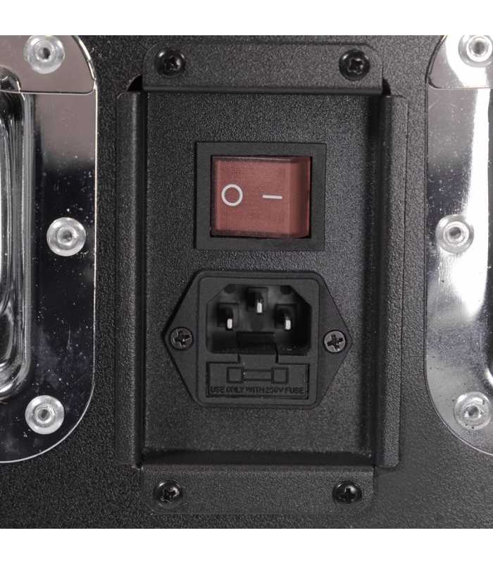 Pack de 6 projecteurs sur batterie BoomTone DJ EZBOX 4x15W + un fightcase