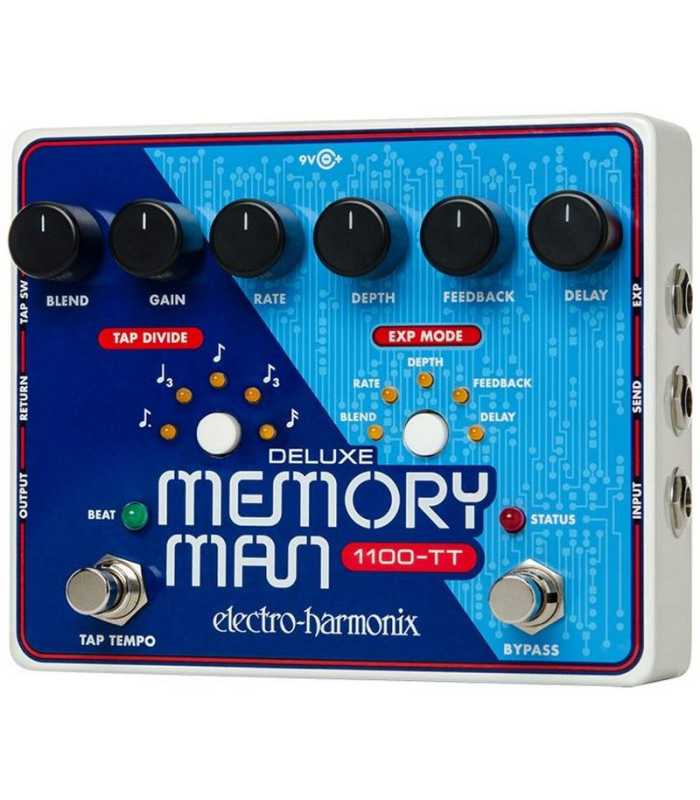 Pédale de délai Electro-Harmonix Deluxe Memory Man 1100-TT