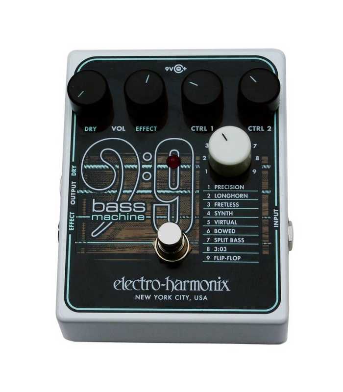Pédale basse machine pour guitare électrique Electro-Harmonix Bass9