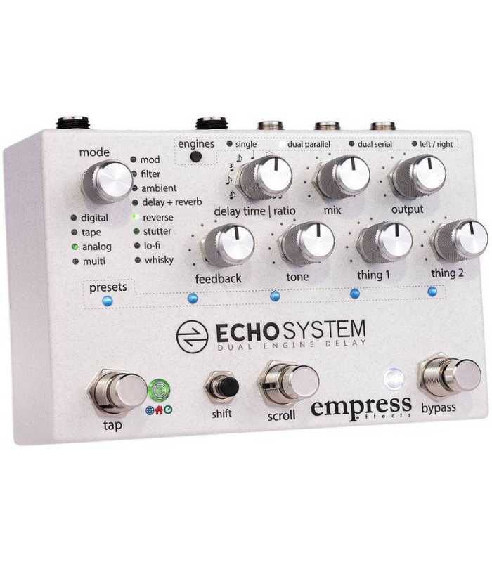 Pedal de retardo Echosystem de Empress Effects