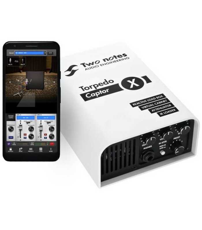 Simulateur pour guitare Two Notes Torpedo Captor X 8