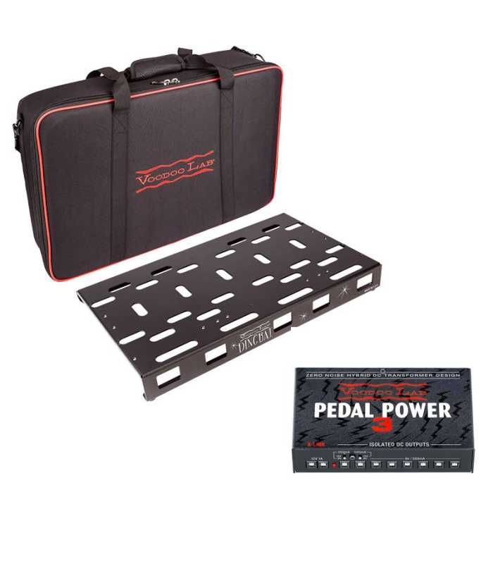 Voodoo Lab Dingbat Medium Pedalboard y fuente de alimentación + PP 3