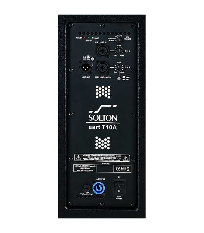 Enceinte polyvalente 2 voies bi-amplifiée Solton AART T-10A