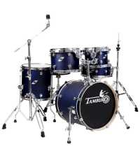 Batería 5 piezas acabados azul satinado Tamburo TB FORMULA18SBL