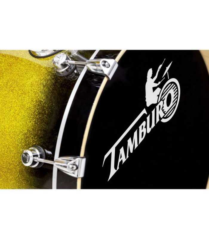 Batería de 5 piezas acabados dorado negro brillante Tamburo TB FORMULA20GBSK