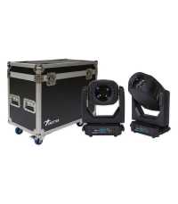 2 lyres Spot avec flight case Sagitter Archer S7 - KIT