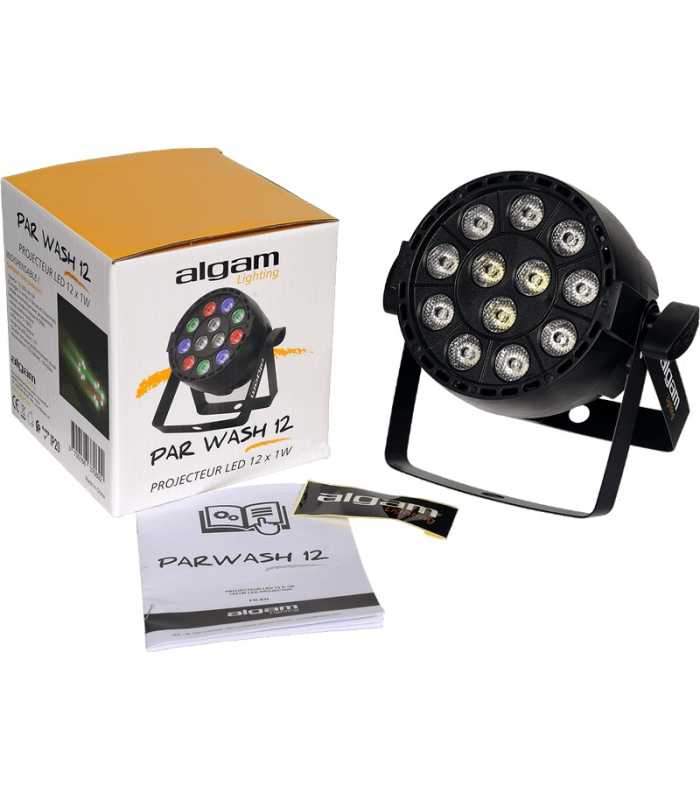 Projecteur 12 LEDs Algam Lighting PAR WASH 12 (vendu par 6)