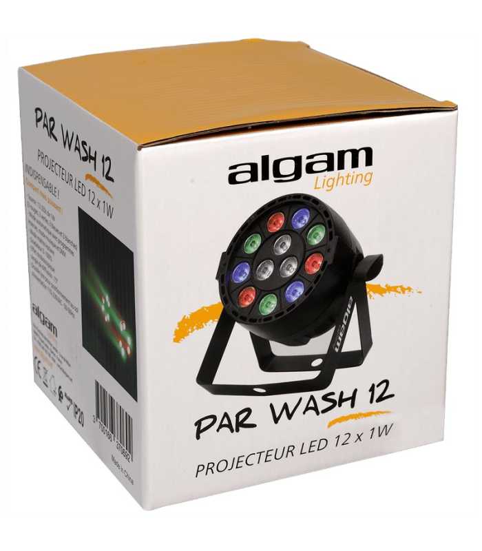 Projecteur 12 LEDs Algam Lighting PAR WASH 12 (vendu par 6)