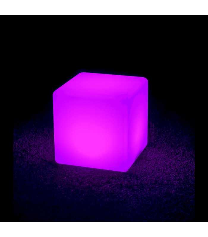 Cubo decorativo iluminado 40 cm Algam Lighting C-40