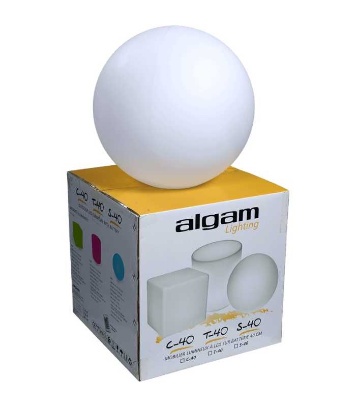 Sphère de décoration lumineurse - 40 cm Algam Lighting S-40