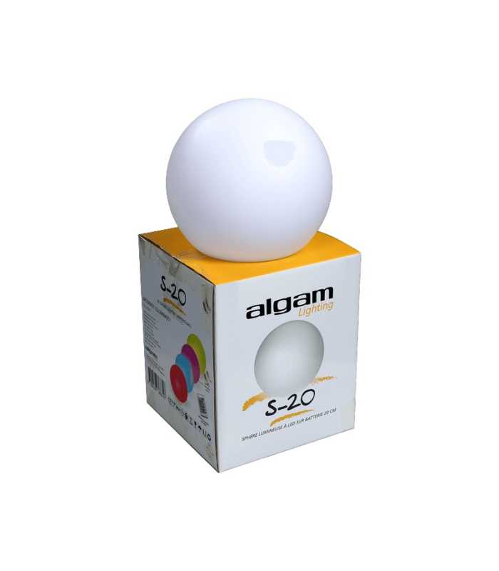 Sphère de décoration lumineurse - 20 cm Algam Lighting S-20