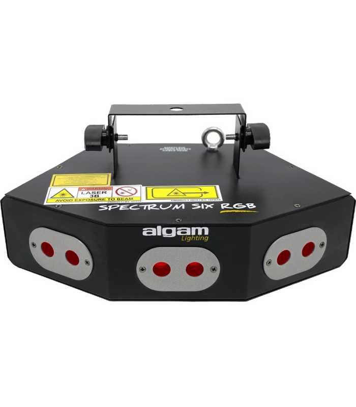 Laser d'animation 6 faisceaux 260mW Algam Lighting Spectrum six RGB