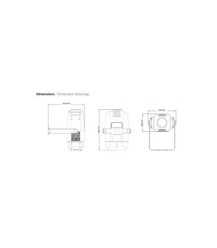 Projecteur de GOBO IP 65 Nicols GP 200 R1 IP Z