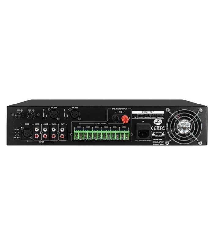 Amplificateur public-adress 6 zones Definitive Audio PA 350 6Z