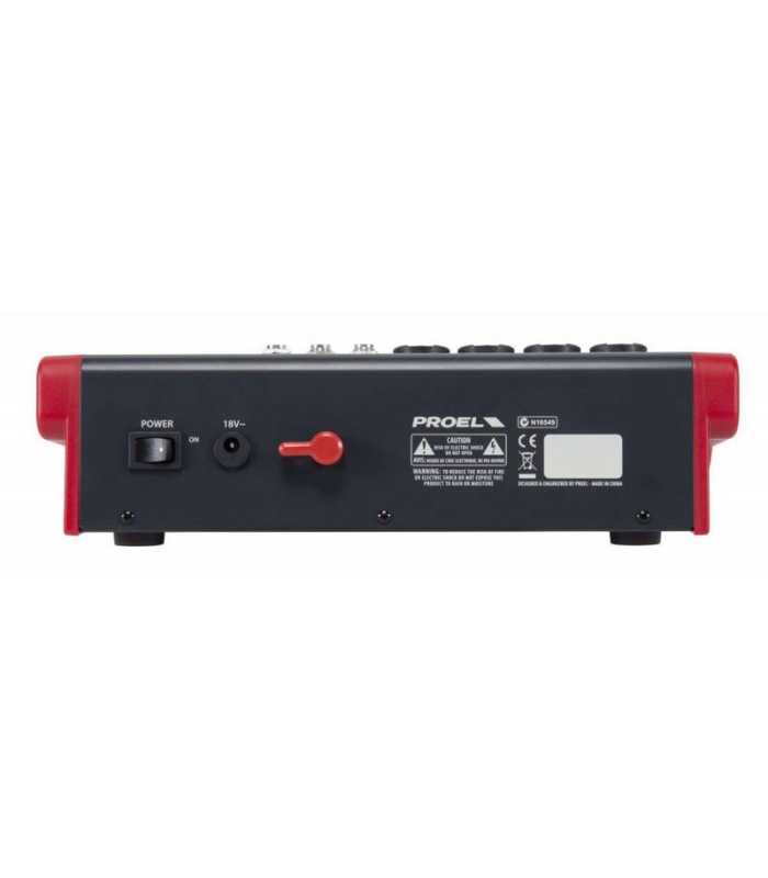 Mezclador compacto de 10 canales con FX Proel MQ10FX