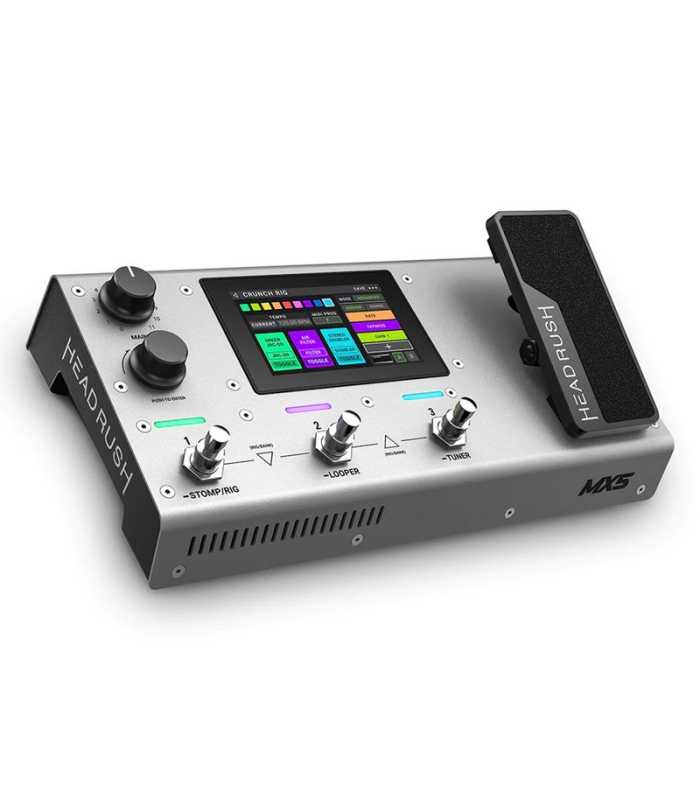 Pédale de modulation d'effets et d'amplis Headrush MX5 Silver