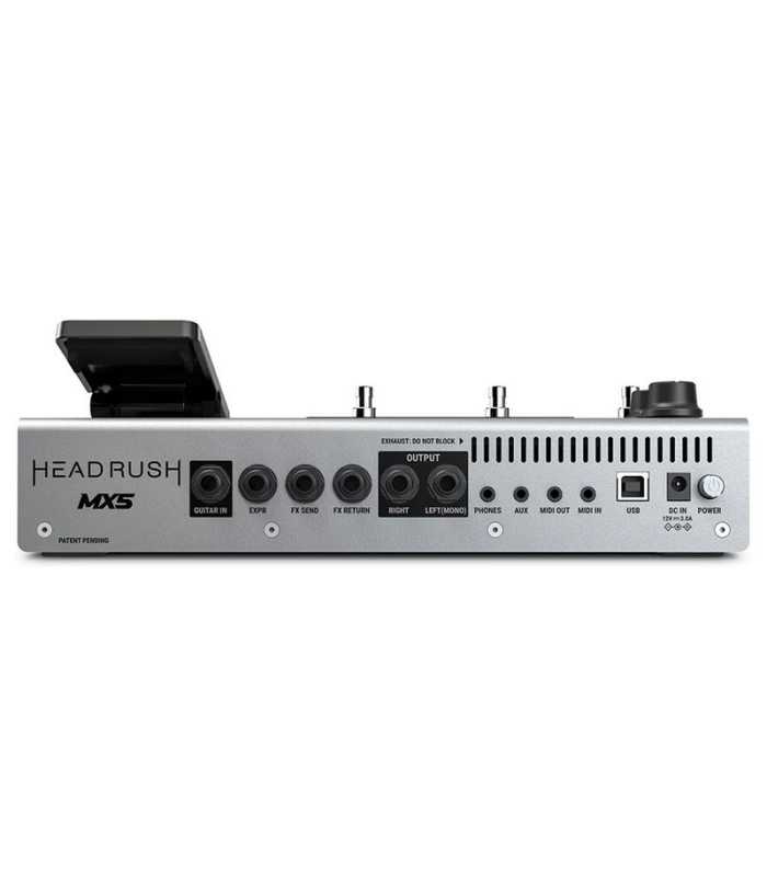 Pédale de modulation d'effets et d'amplis Headrush MX5 Silver