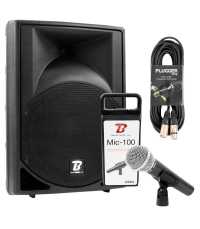 Pack Enceinte active et micro BoomTone DJ MS12A MP3 + MIC100