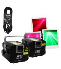 Pack lasers vert et rouge BoomTone DJ KUB Green Kub Red Pack