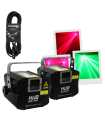 Pack lasers vert et rouge BoomTone DJ KUB Green Kub Red Pack